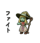 アンデッド動く⚰️ウィッチゾンビ（個別スタンプ：10）