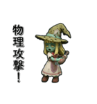 アンデッド動く⚰️ウィッチゾンビ（個別スタンプ：19）