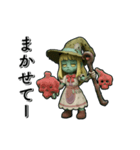 アンデッド動く⚰️ウィッチゾンビ（個別スタンプ：22）