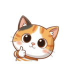 三毛猫の冬②（個別スタンプ：13）