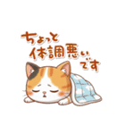 三毛猫の冬②（個別スタンプ：25）