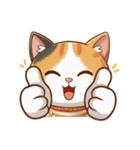 三毛猫の冬②（個別スタンプ：27）