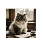 白猫の新日常2（個別スタンプ：24）