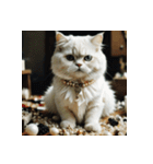 白猫の新日常2（個別スタンプ：34）