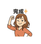 毎日コーデに悩む女子ファッションスタンプ（個別スタンプ：7）