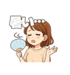 毎日コーデに悩む女子ファッションスタンプ（個別スタンプ：23）