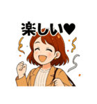 毎日コーデに悩む女子ファッションスタンプ（個別スタンプ：35）