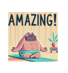 まったりヨガレスラー（個別スタンプ：6）