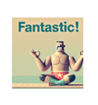 まったりヨガレスラー（個別スタンプ：7）