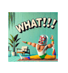 まったりヨガレスラー（個別スタンプ：11）