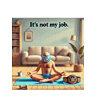 まったりヨガレスラー（個別スタンプ：20）