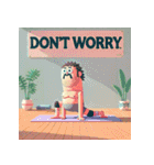 まったりヨガレスラー（個別スタンプ：24）