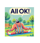 まったりヨガレスラー（個別スタンプ：25）