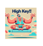 まったりヨガレスラー（個別スタンプ：28）