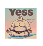 まったりヨガレスラー（個別スタンプ：30）