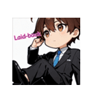 プチ男子の感情100%の日常！英語ver.2（個別スタンプ：2）