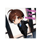 プチ男子の感情100%の日常！英語ver.2（個別スタンプ：5）