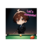 プチ男子の感情100%の日常！英語ver.2（個別スタンプ：6）