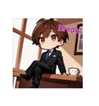 プチ男子の感情100%の日常！英語ver.2（個別スタンプ：7）