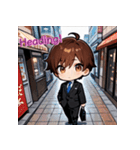 プチ男子の感情100%の日常！英語ver.2（個別スタンプ：9）