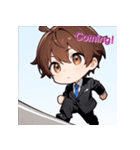 プチ男子の感情100%の日常！英語ver.2（個別スタンプ：12）