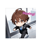 プチ男子の感情100%の日常！英語ver.2（個別スタンプ：13）