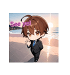 プチ男子の感情100%の日常！英語ver.2（個別スタンプ：22）