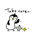 ペンギンもどきスタンプ （英語版）（個別スタンプ：3）