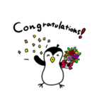 ペンギンもどきスタンプ （英語版）（個別スタンプ：14）