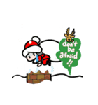 サンタとトナカイわちゃわちゃスタンプ（個別スタンプ：5）