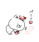 赤いくまちょん♡毎年使える年末年始♡再販（個別スタンプ：32）