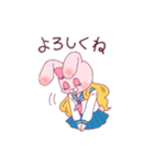うさぎ頭のセーラー少女2（個別スタンプ：5）