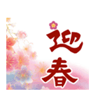 毎年使える@デカ文字定番年賀状（個別スタンプ：13）