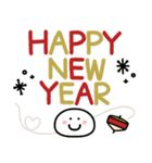 もちまる♡冬•年末年始につかえるゆる文字（個別スタンプ：3）