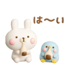 冬に使える3Dうさぺんだよ（個別スタンプ：30）