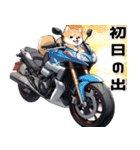 バイク好き柴犬♡年末年始 年賀(再販)（個別スタンプ：19）