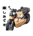 バイク好き柴犬♡年末年始 年賀(再販)（個別スタンプ：22）