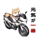 バイク好き柴犬♡年末年始 年賀(再販)（個別スタンプ：26）