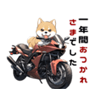 バイク好き柴犬♡年末年始 年賀(再販)（個別スタンプ：29）