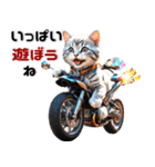 バイク好きネコ♡年末年始 年賀(再販)（個別スタンプ：14）