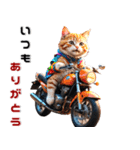 バイク好きネコ♡年末年始 年賀(再販)（個別スタンプ：28）