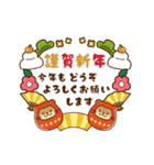 動く！コツメカワウソ♡お正月＆年末 再販（個別スタンプ：3）