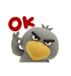 目ヂカラ強め☆冬のハシビロコウ（個別スタンプ：28）