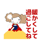 ずっと使える大人の優しい気遣い女の子 冬（個別スタンプ：9）
