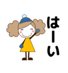 ずっと使える大人の優しい気遣い女の子 冬（個別スタンプ：20）