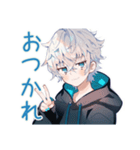 パーカー男子★連絡と日程調整（個別スタンプ：2）