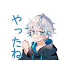 パーカー男子★連絡と日程調整（個別スタンプ：3）