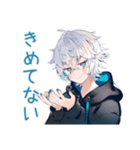 パーカー男子★連絡と日程調整（個別スタンプ：33）