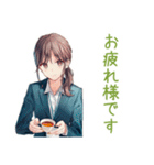 社畜ちゃん★年中使えるお仕事敬語（個別スタンプ：3）