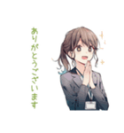 社畜ちゃん★年中使えるお仕事敬語（個別スタンプ：9）